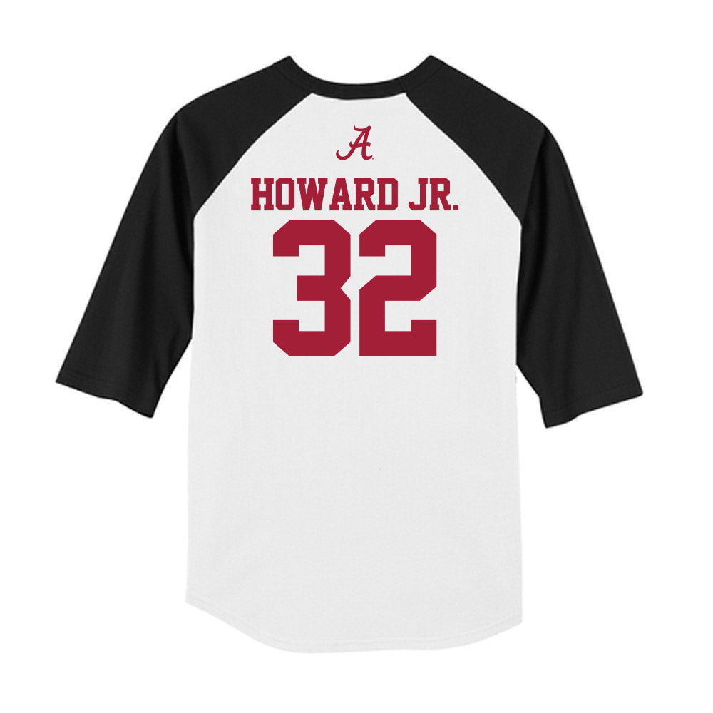 Alabama - NCAA Football : Corey Howard Jr. - USA Raglan Raglan Shirt-1