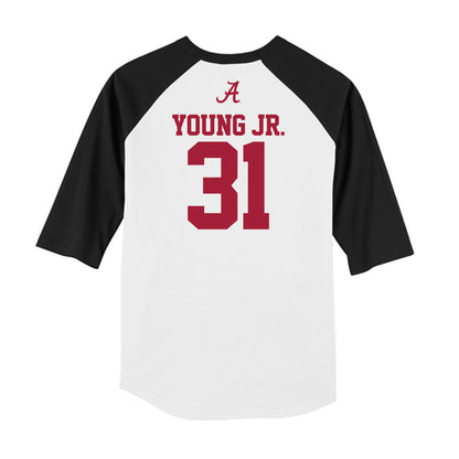 Alabama - NCAA Baseball : Jon Young Jr. - USA Raglan Raglan Shirt-1