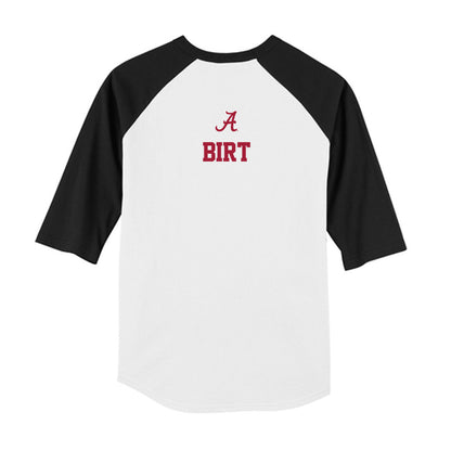 Alabama - NCAA Women's Gymnastics : Love Birt - USA Raglan Youth Raglan T-Shirt-1