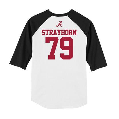Alabama - NCAA Football : Kaden Strayhorn - USA Raglan Raglan Shirt-1