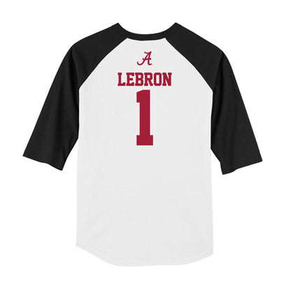 Alabama - NCAA Baseball : Justin Lebron - USA Raglan Raglan Shirt-1