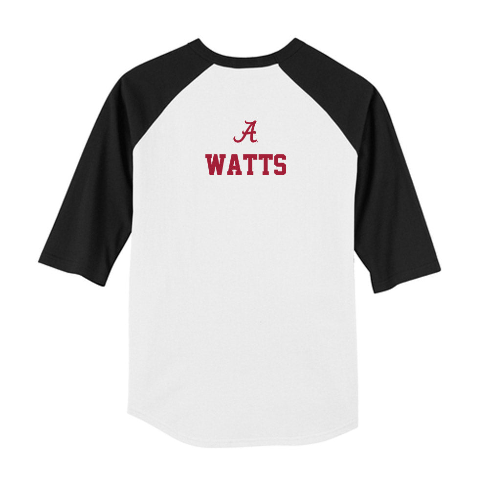 Alabama - NCAA Women's Swimming & Diving : Stella Watts - USA Raglan Youth Raglan T-Shirt-1