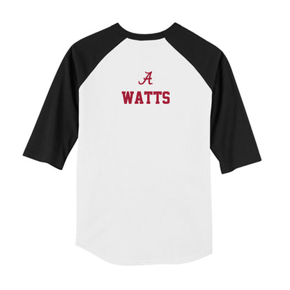 Alabama - NCAA Women's Swimming & Diving : Stella Watts - USA Raglan Youth Raglan T-Shirt-1