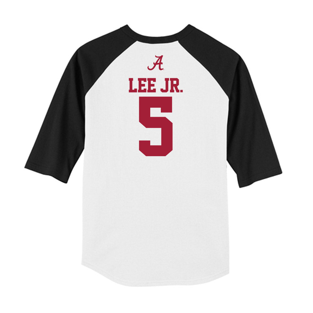 Alabama - NCAA Football : Dijon Lee - USA Raglan Raglan Shirt-1