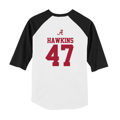 Alabama - NCAA Softball : Salen Hawkins - USA Raglan Youth Raglan T-Shirt-1