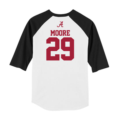 Alabama - NCAA Football : Fredrick Moore - USA Raglan Raglan Shirt-1