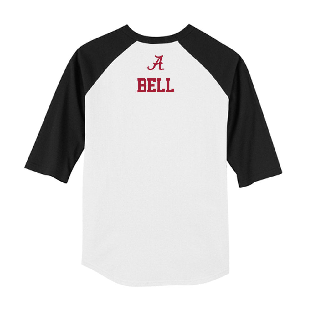 Alabama - NCAA Men's Swimming & Diving : Drayden Bell - USA Raglan Raglan Shirt-1