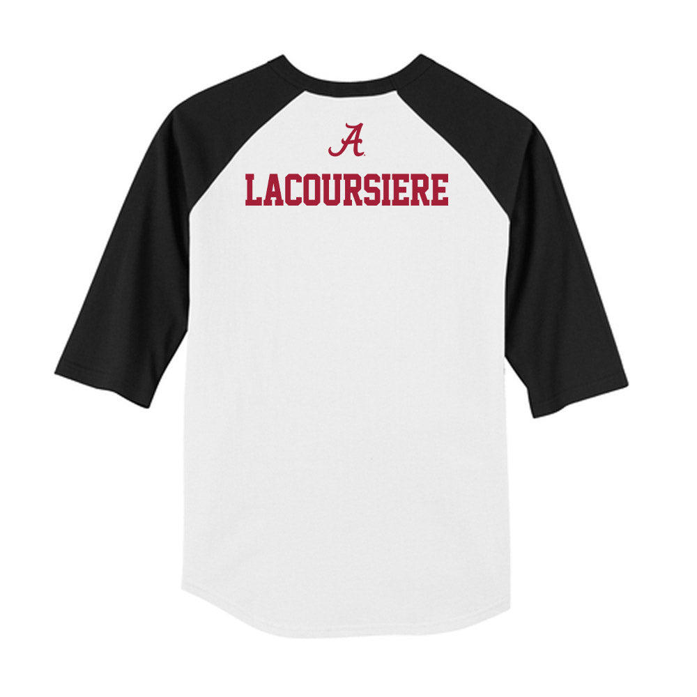 Alabama - NCAA Women's Gymnastics : Chloe LaCoursiere - USA Raglan Raglan Shirt-1