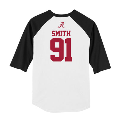 Alabama - NCAA Football : Caleb Smith - USA Raglan Raglan Shirt-1
