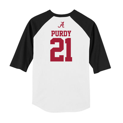 Alabama - NCAA Baseball : Andrew Purdy - USA Raglan Raglan Shirt-1