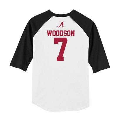 Alabama - NCAA Football : Caleb Woodson - USA Raglan Raglan Shirt-1