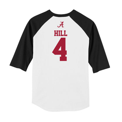 Alabama - NCAA Football : Daniel Hill - USA Raglan Raglan Shirt-1