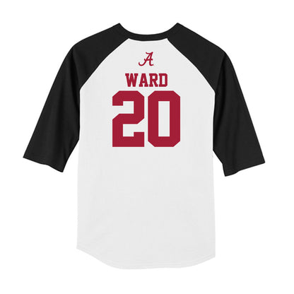 Alabama - NCAA Women's Soccer : Reece Ward - USA Raglan Raglan Shirt-1