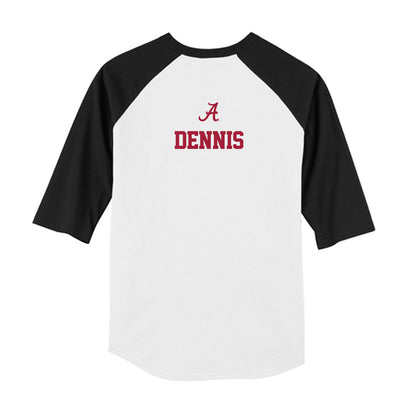 Alabama - NCAA Women's Gymnastics : Brooke Dennis - USA Raglan Youth Raglan T-Shirt-1