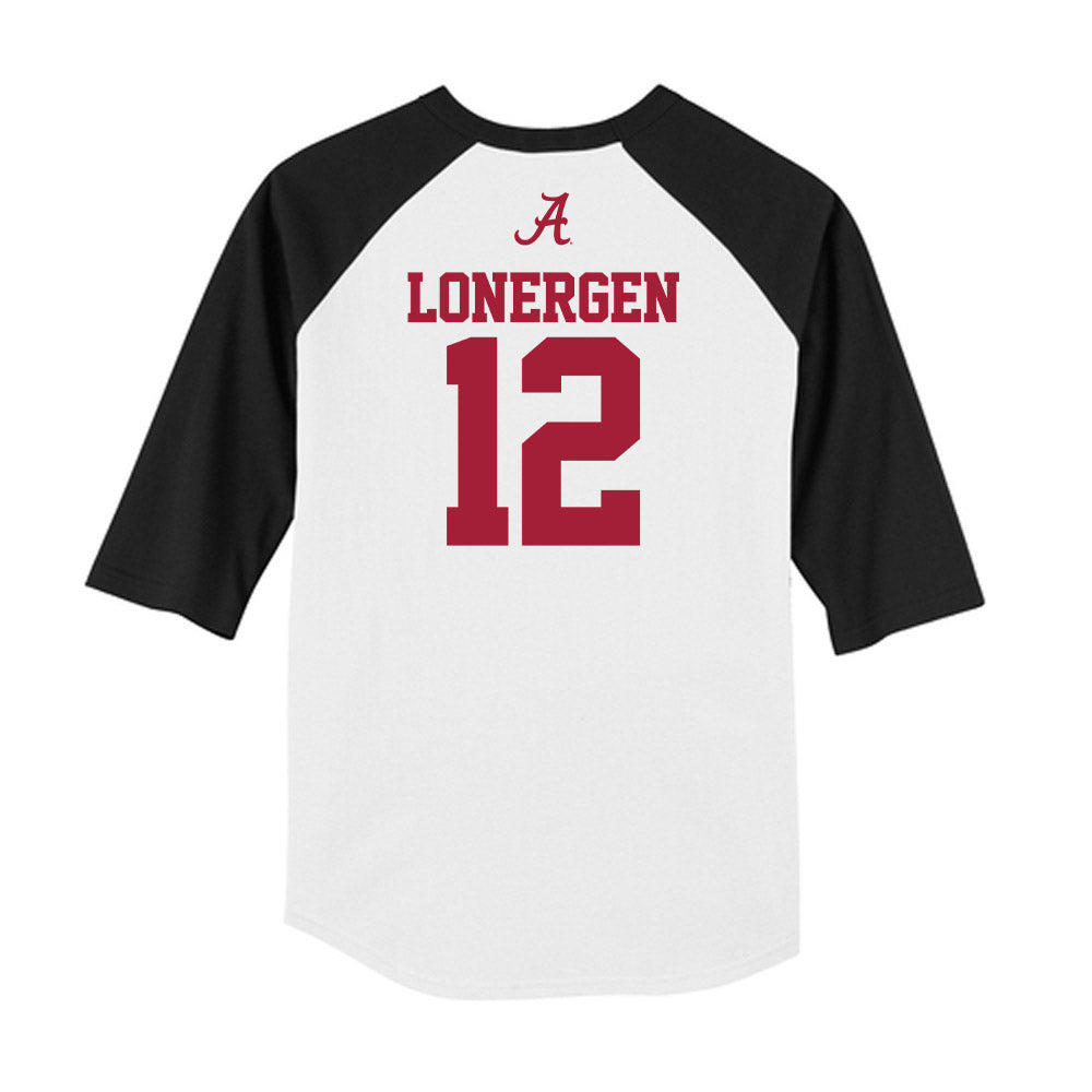 Alabama - NCAA Football : Dylan Lonergen - USA Raglan Raglan Shirt-1