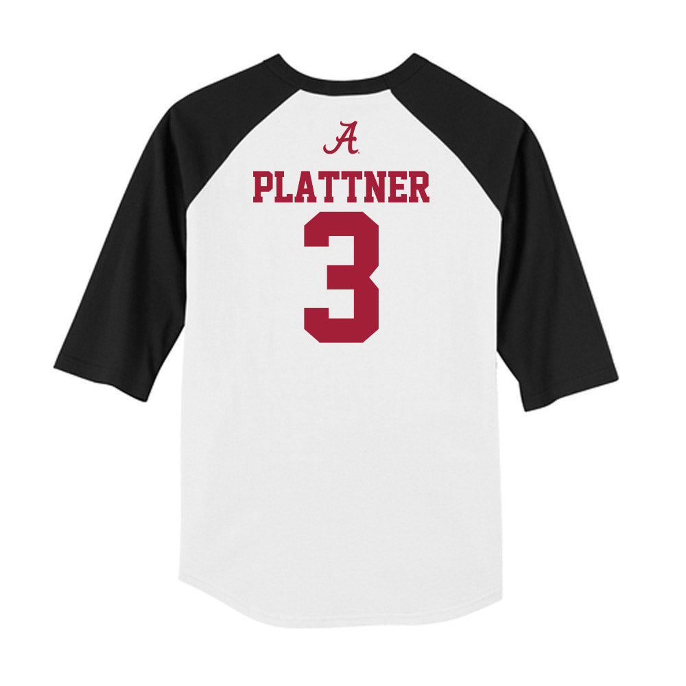 Alabama - NCAA Baseball : Will Plattner - USA Raglan Raglan Shirt-1