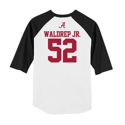 Alabama - NCAA Football : Mal Waldrep Jr. - USA Raglan Raglan Shirt-1