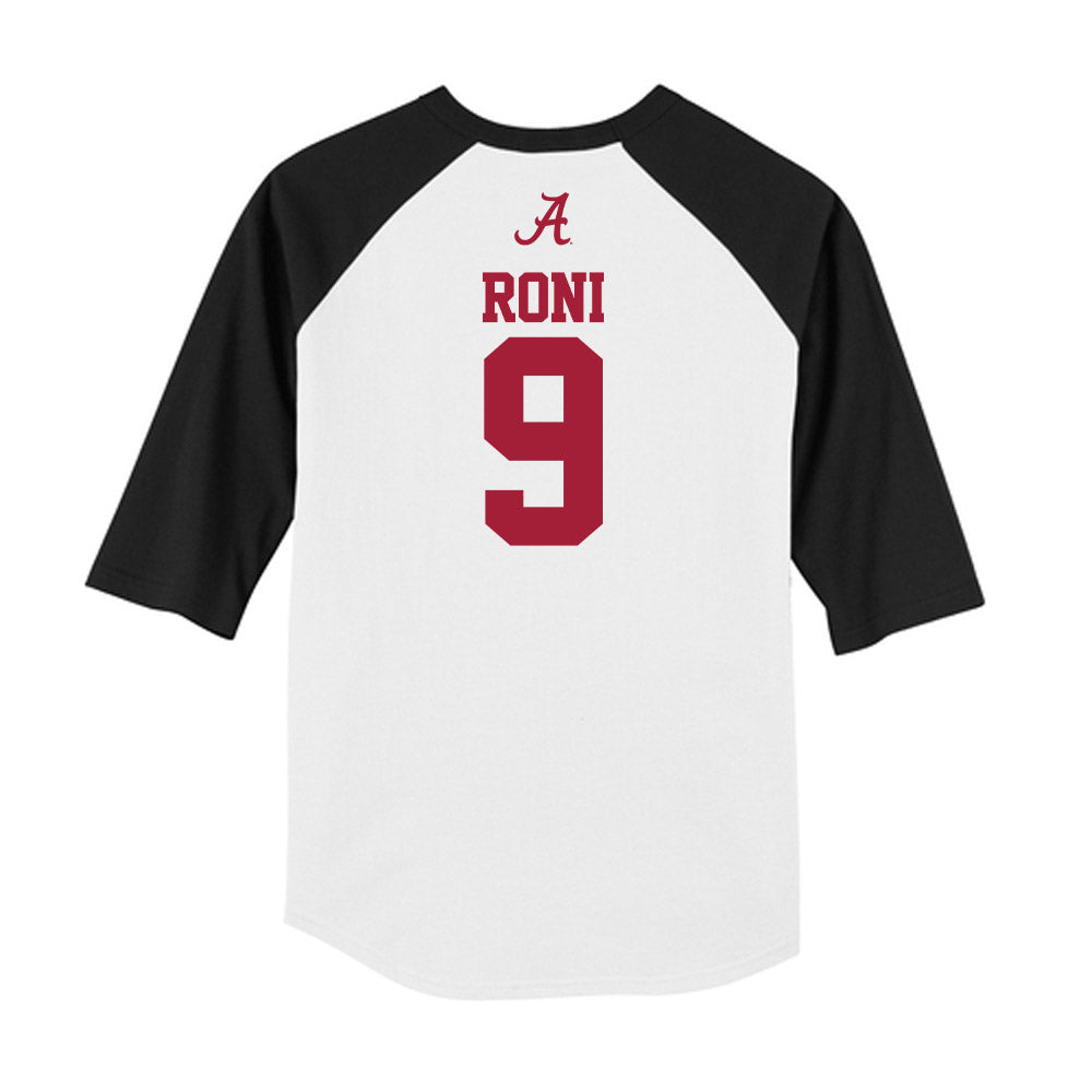 Alabama - NCAA Women's Soccer : Ashley Roni - USA Raglan Raglan Shirt-1