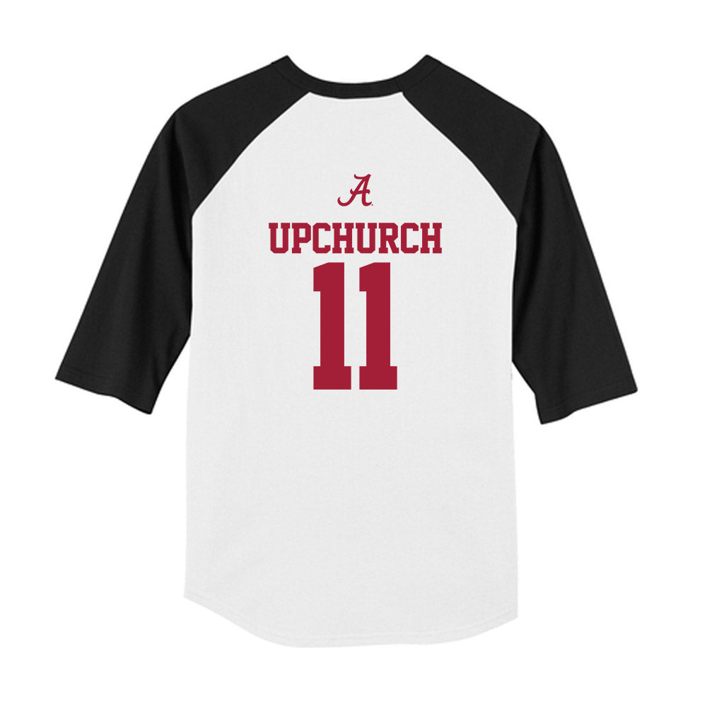Alabama - NCAA Baseball : Myles Upchurch - USA Raglan Youth Raglan T-Shirt-1