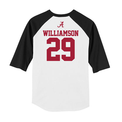 Alabama - NCAA Baseball : Jojo Williamson - USA Raglan Raglan Shirt-1