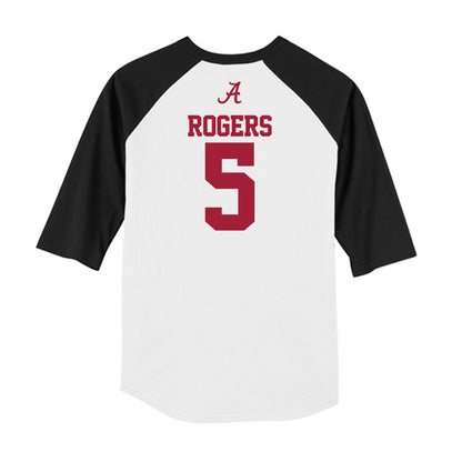Alabama - NCAA Football : Noah Rogers - USA Raglan Raglan Shirt-1