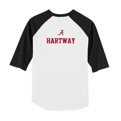 Alabama - NCAA Women's Swimming & Diving : Mady Hartway - USA Raglan Youth Raglan T-Shirt-1