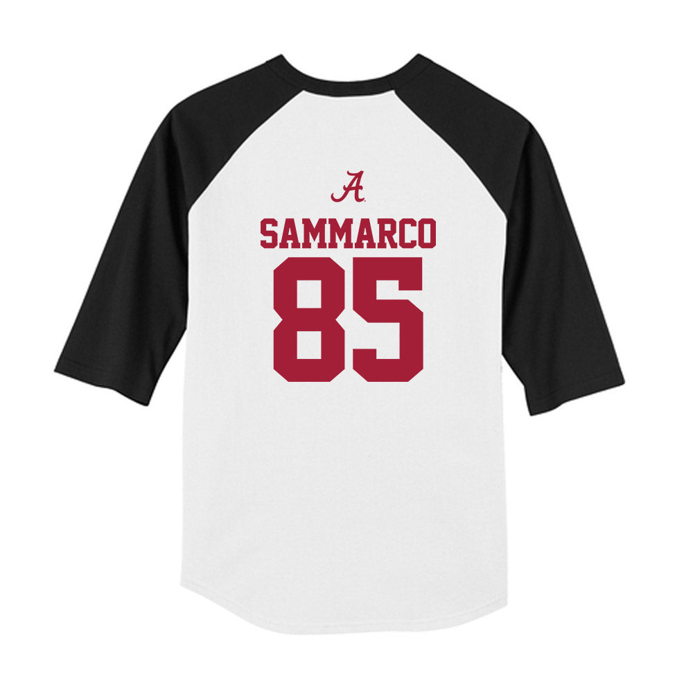 Alabama - NCAA Football : Jack Sammarco - USA Raglan Youth Raglan T-Shirt-1