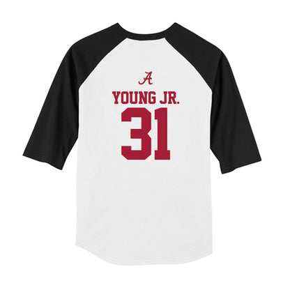 Alabama - NCAA Baseball : Jon Young Jr. - USA Raglan Youth Raglan T-Shirt-1