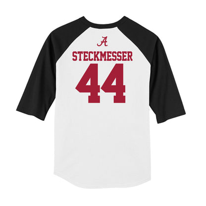Alabama - NCAA Baseball : Evan Steckmesser - USA Raglan Raglan Shirt-1