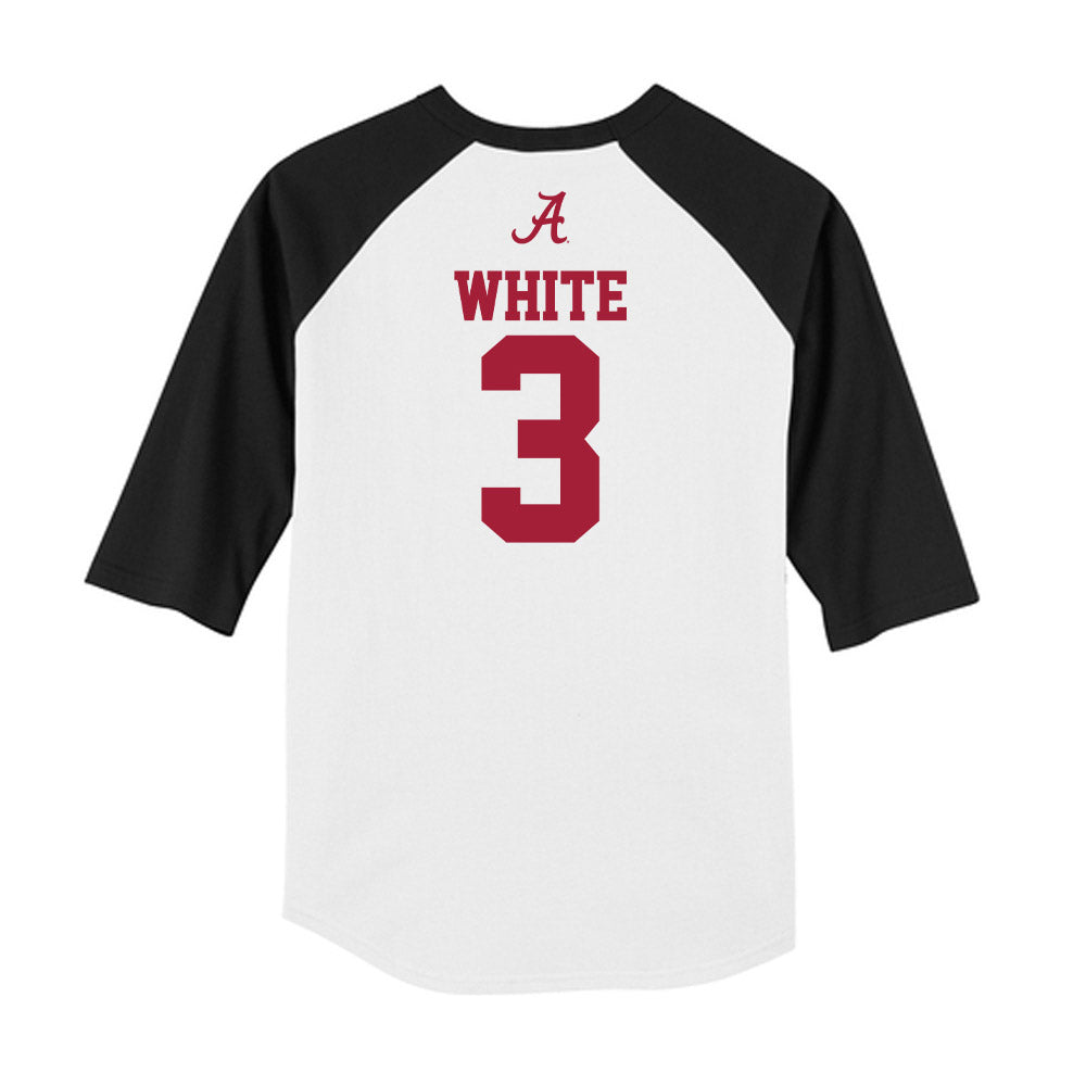 Alabama - NCAA Softball : Kristen White - USA Raglan Raglan Shirt-1