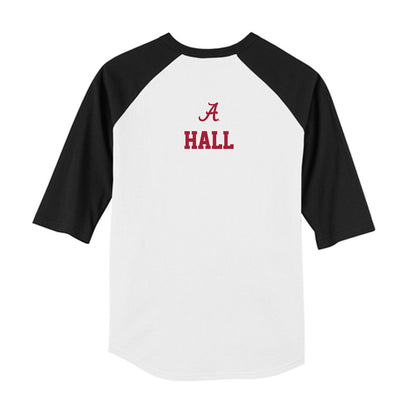 Alabama - NCAA Women's Rowing : Lizzie Hall - USA Raglan Youth Raglan T-Shirt-1