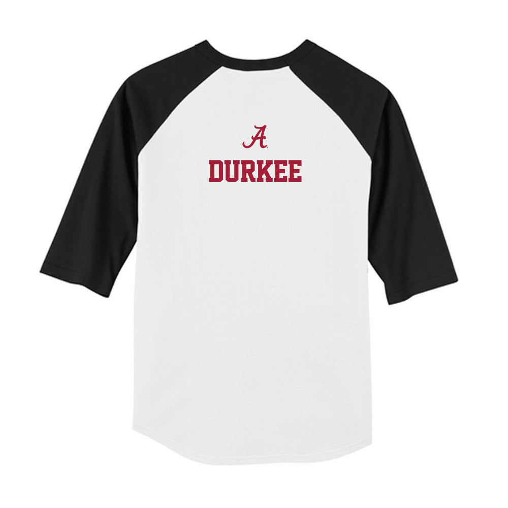 Alabama - NCAA Women's Rowing : Sierra Durkee - USA Raglan Youth Raglan T-Shirt-1