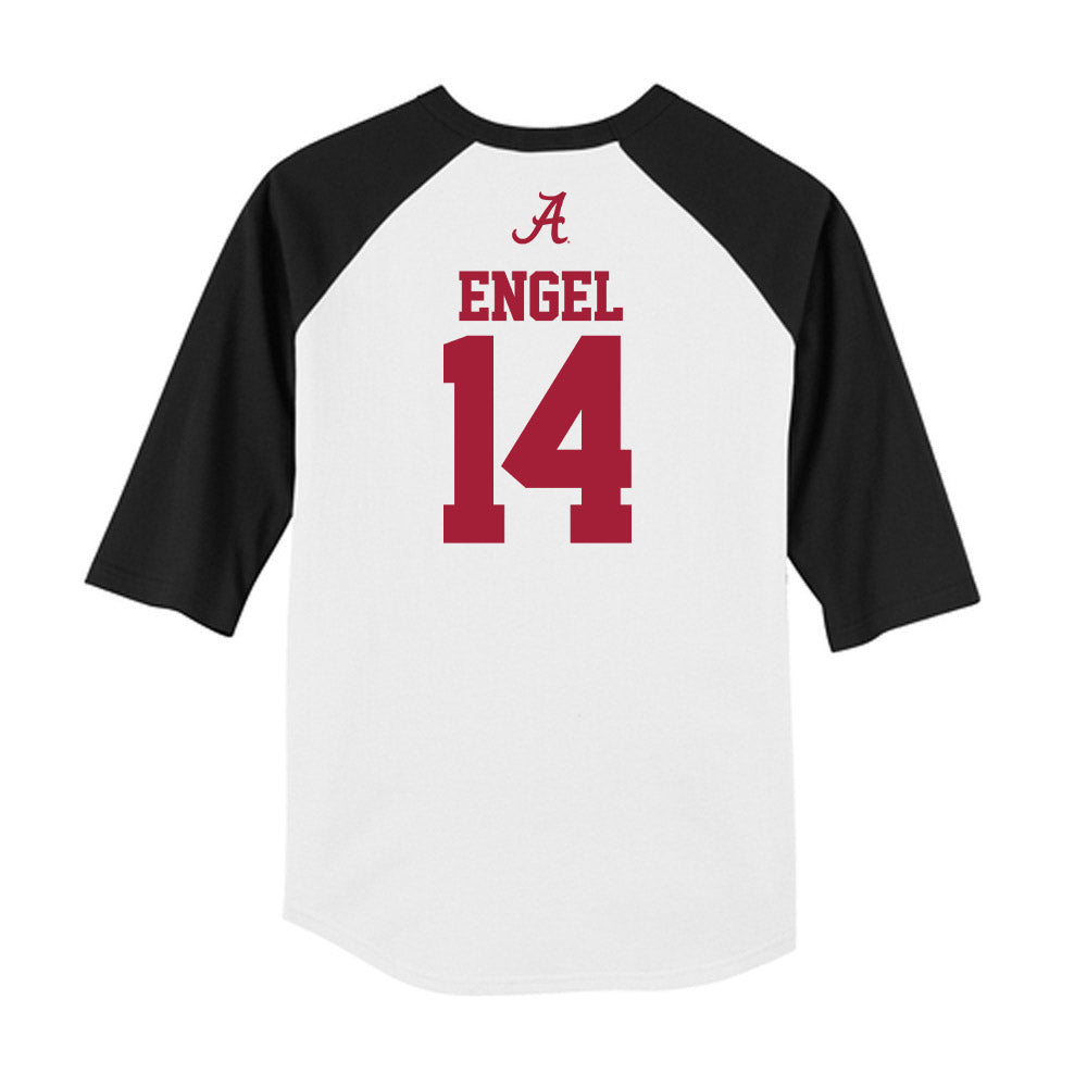 Alabama - NCAA Women's Volleyball : Addison Engel - USA Raglan Raglan Shirt-1