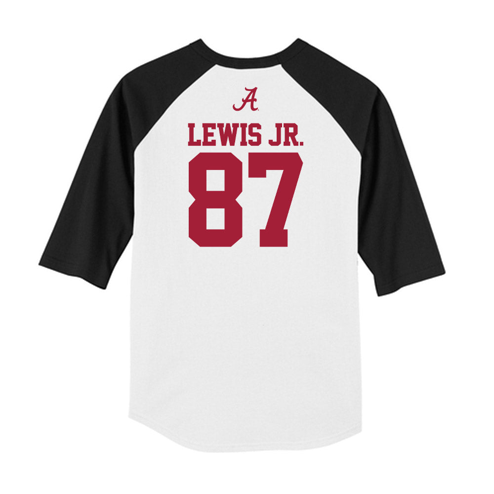Alabama - NCAA Football : Danny Lewis Jr. - USA Raglan Raglan Shirt-1