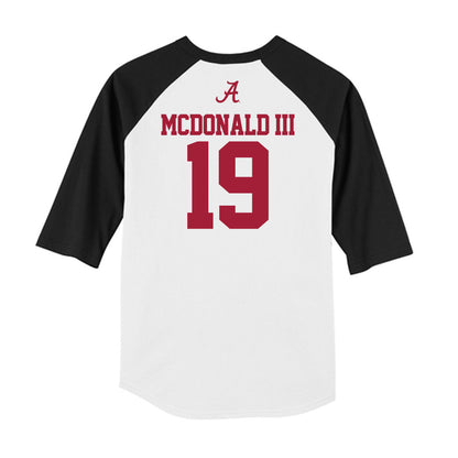Alabama - NCAA Football : Chuck McDonald III - USA Raglan Raglan Shirt-1