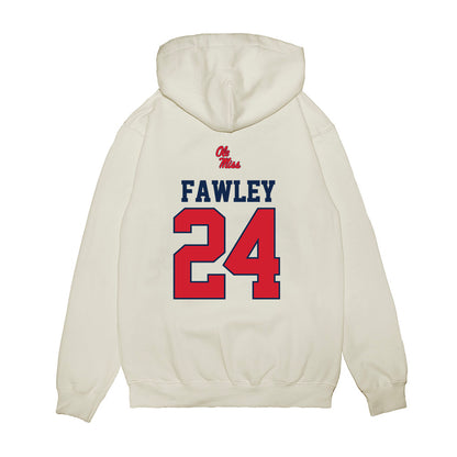 Ole Miss - NCAA Baseball : Austin Fawley - USA Premium Hooded Sweatshirt-1