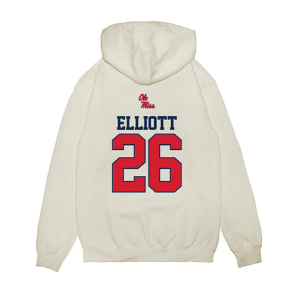 Ole Miss - NCAA Baseball : Hunter Elliott - USA Premium Hooded Sweatshirt-1