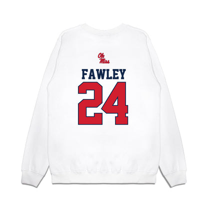 Ole Miss - NCAA Baseball : Austin Fawley - USA Premium Crewneck Sweatshirt-1
