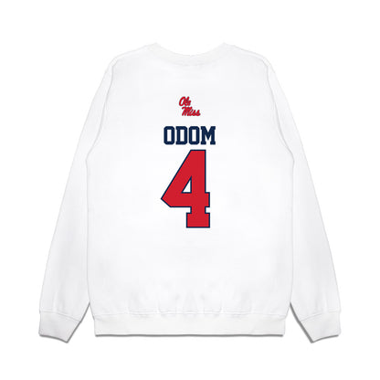 Ole Miss - NCAA Baseball : Leo Odom - USA Premium Crewneck Sweatshirt-1