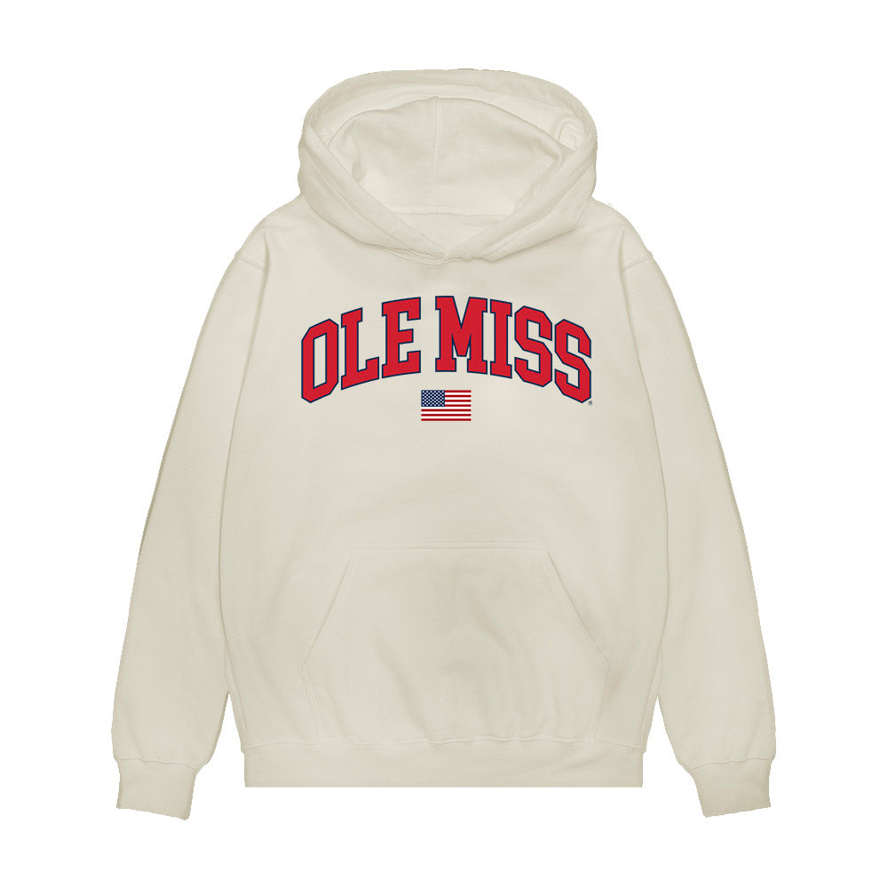 Ole Miss - NCAA Baseball : Hunter Elliott - USA Premium Hooded Sweatshirt-0