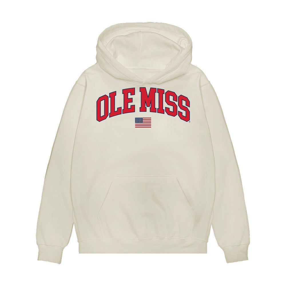 Ole Miss - NCAA Baseball : Leo Odom - USA Premium Hooded Sweatshirt-0