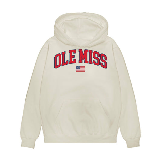 Ole Miss - NCAA Baseball : Leo Odom - USA Premium Hooded Sweatshirt-0