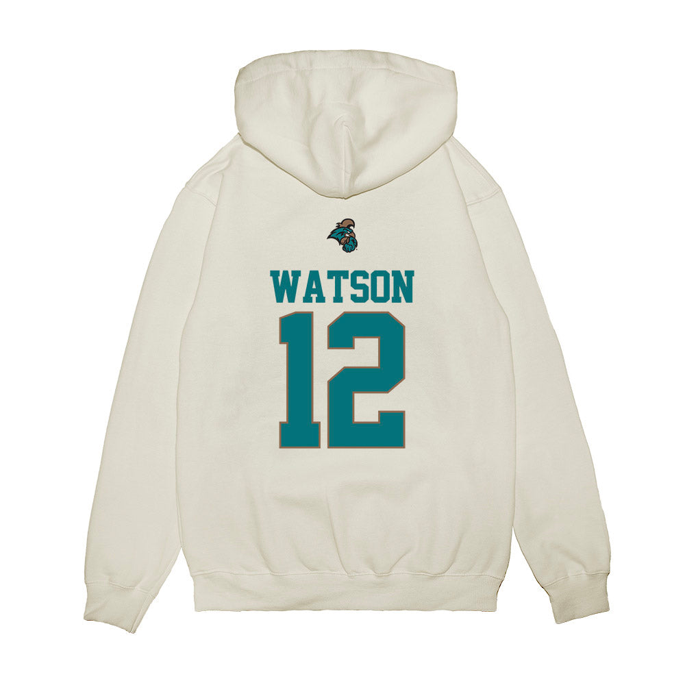 Coastal Carolina - NCAA Baseball : Rex Watson - USA Premium Hooded Sweatshirt-1