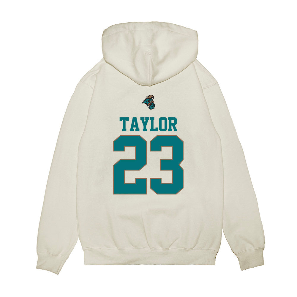 Coastal Carolina - NCAA Baseball : Jordan Taylor - USA Premium Hooded Sweatshirt-1
