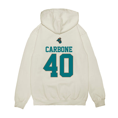Coastal Carolina - NCAA Baseball : Dominick Carbone - USA Premium Hooded Sweatshirt-1