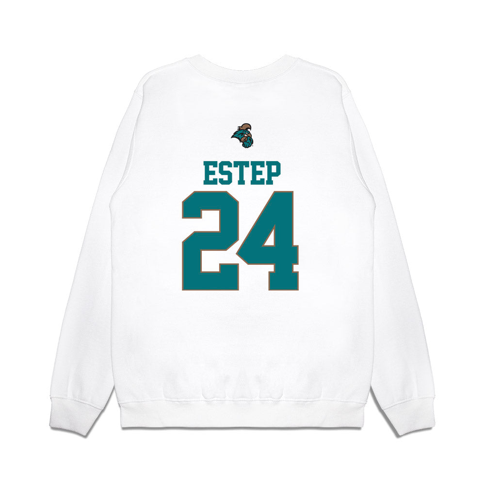 Coastal Carolina - NCAA Baseball : Brice Estep - USA Premium Crewneck Sweatshirt-1