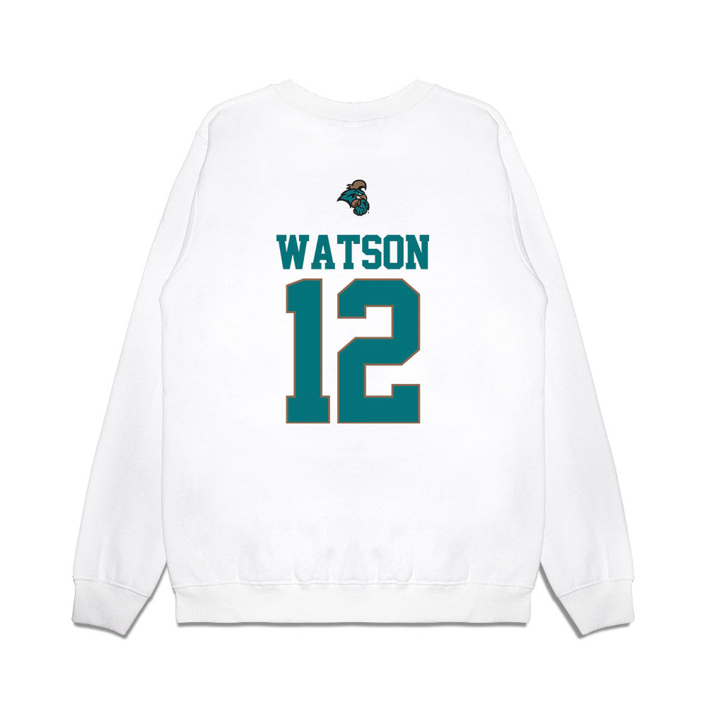 Coastal Carolina - NCAA Baseball : Rex Watson - USA Premium Crewneck Sweatshirt-1