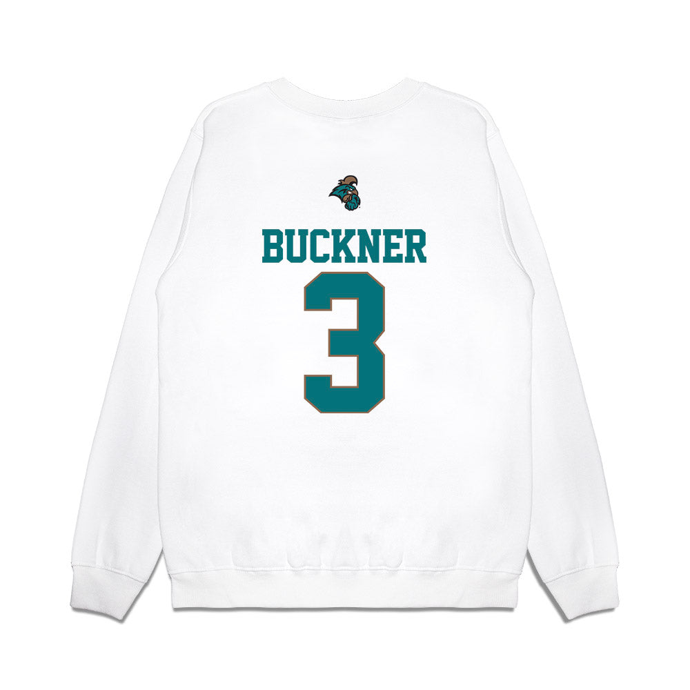 Coastal Carolina - NCAA Baseball : Lukas Buckner - USA Premium Crewneck Sweatshirt-1