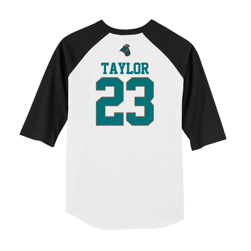 Coastal Carolina - NCAA Baseball : Jordan Taylor - USA Raglan Shirt-1