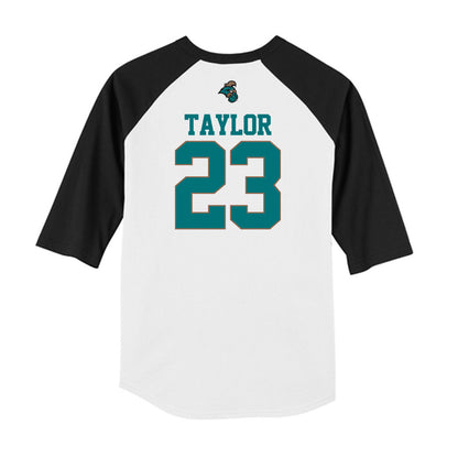 Coastal Carolina - NCAA Baseball : Jordan Taylor - USA Raglan Shirt-1